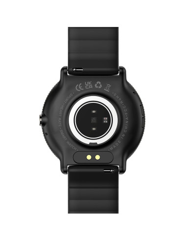 Smartwatch Amoled Negro: Llamadas, Salud, Deporte.