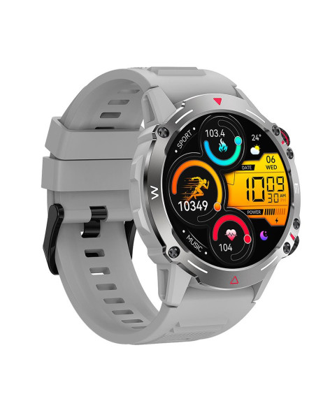 SMARTWATCH COOL ADVENTURE SILICONA GRIS PANTALLA AMOLED (LLAMADAS, SALUD,...)