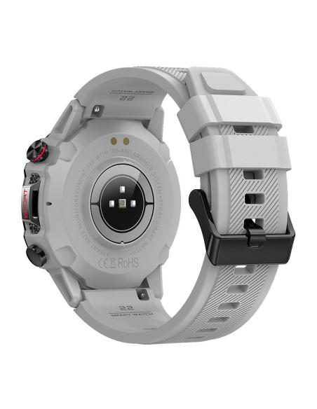 SMARTWATCH COOL ADVENTURE SILICONA GRIS PANTALLA AMOLED (LLAMADAS, SALUD,...)