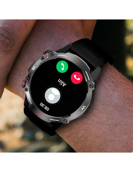 SMARTWATCH COOL ADVENTURE SILICONA GRIS PANTALLA AMOLED (LLAMADAS, SALUD,...)