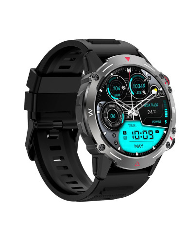 SMARTWATCH COOL ADVENTURE SILICONA NEGRO PANTALLA AMOLED (LLAMADAS, SALUD,...)