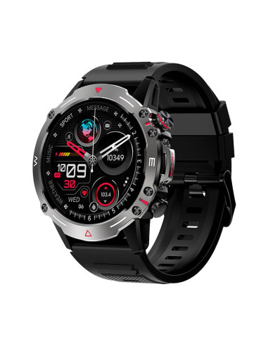 SMARTWATCH COOL ADVENTURE SILICONA NEGRO PANTALLA AMOLED (LLAMADAS, SALUD,...)