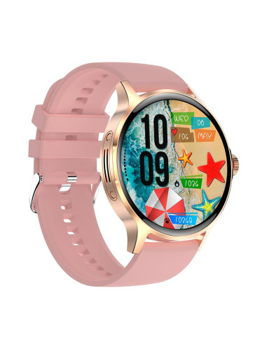 SMARTWATCH COOL IRIS SILICONA ROSA (AMOLED, LLAMADAS, SALUD, DEPORTE)