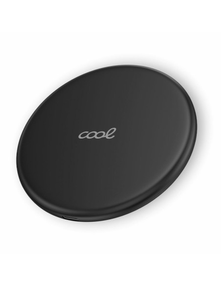 BASE INALAMBRICA CARGADOR SMARTPHONES QI UNIVERSAL COOL NEGRO
