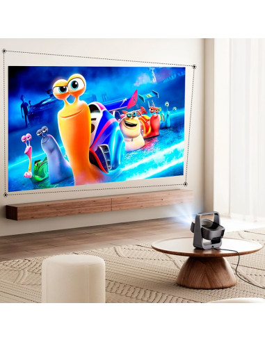 PROYECTOR COMPACTO 3500 LÚMENES COOL ONIX ALTAVOZ INTEGRADO + HDMI-USB + WIFI MIRROR NEGRO