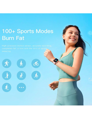 SMARTWATCH COOL FOREST SILICONA NEGRO (LLAMADAS, SALUD, DEPORTE)