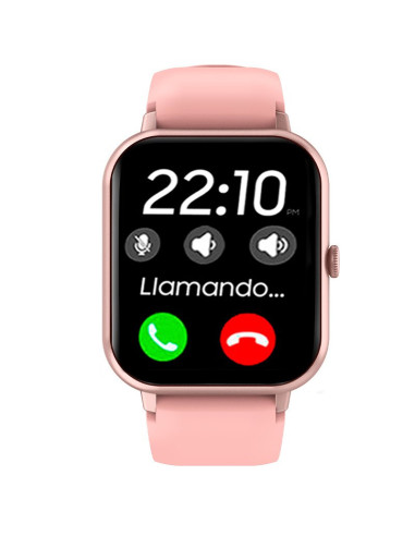SMARTWATCH COOL FOREST SILICONA ROSA (LLAMADAS, SALUD, DEPORTE)