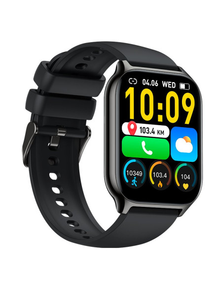 SMARTWATCH COOL NOVA SILICONA NEGRO (LLAMADAS, SALUD, DEPORTE)