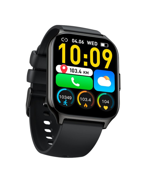 SMARTWATCH COOL NOVA SILICONA NEGRO (LLAMADAS, SALUD, DEPORTE)