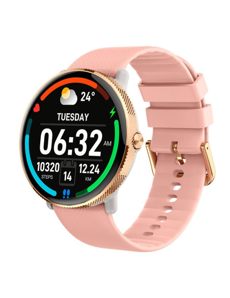 SMARTWATCH COOL FOREVER SILICONA ROSA (LLAMADAS, SALUD, DEPORTE)