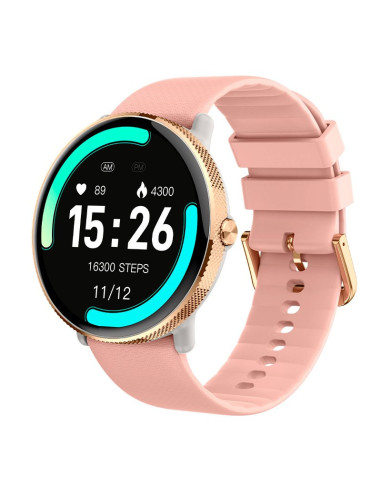 SMARTWATCH COOL FOREVER SILICONA ROSA (LLAMADAS, SALUD, DEPORTE)