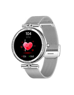 SMARTWATCH COOL MONACO PANTALLA AMOLED + 2 CORREAS (LLAMADAS SALUD) PLATEADO
