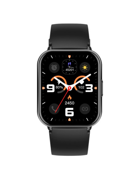 SMARTWATCH COOL CASCAIS SILICONA NEGRO (LLAMADAS, SALUD, DEPORTE)