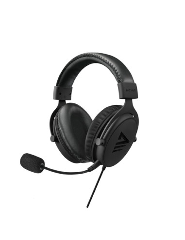 Savio NEXUS Auriculares Alámbrico Casco Juego Negro