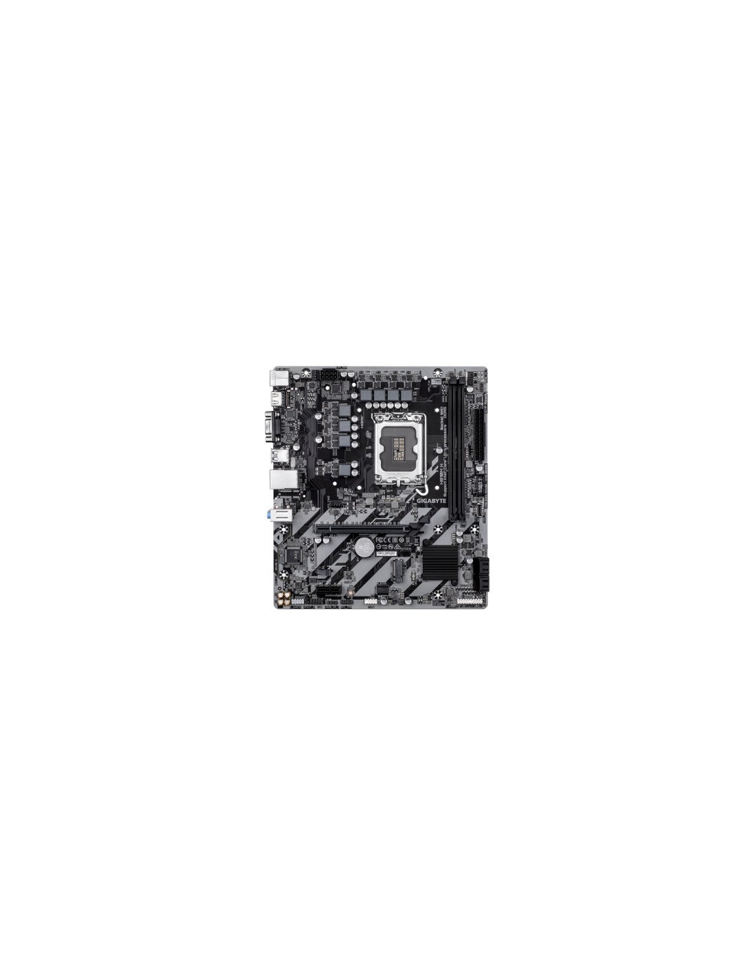 GIGABYTE H810M H Placa base - Procesadores Intel Core Ultra (Serie 2), VRM de 4+1+2 fases, hasta 6400 MHz DDR5, 1xPCIe 4.0 M.2, 