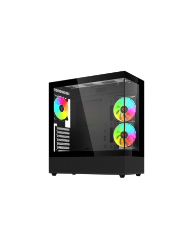 Savio SIGMA X1 carcasa de ordenador Midi Tower Negro