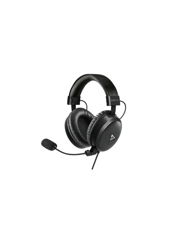 Savio Stratus Auriculares Alámbrico gancho de oreja Juego Negro