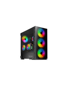 Savio PC Case Prime X1 ARGB Glass Black Midi Tower Negro