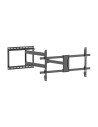 AISENS Soporte Pro Giratorio, Inclinable y Nivelable para Monitor/TV 50kg de 43"-80", Negro