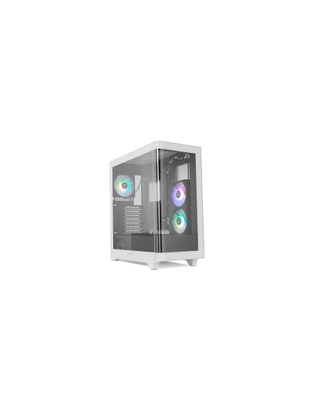NOX Hummer ETHER Midi Tower Negro, Blanco