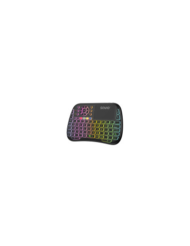 Savio SAVMKW-04 teclado para móvil QWERTY Inglés de EE. UU. USB Tipo C Negro