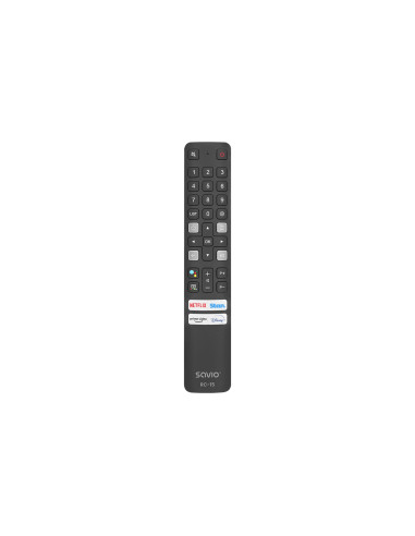 Savio RC-15 universal remote control/replacement for TCL SMART TV mando a distancia IR inalámbrico Botones