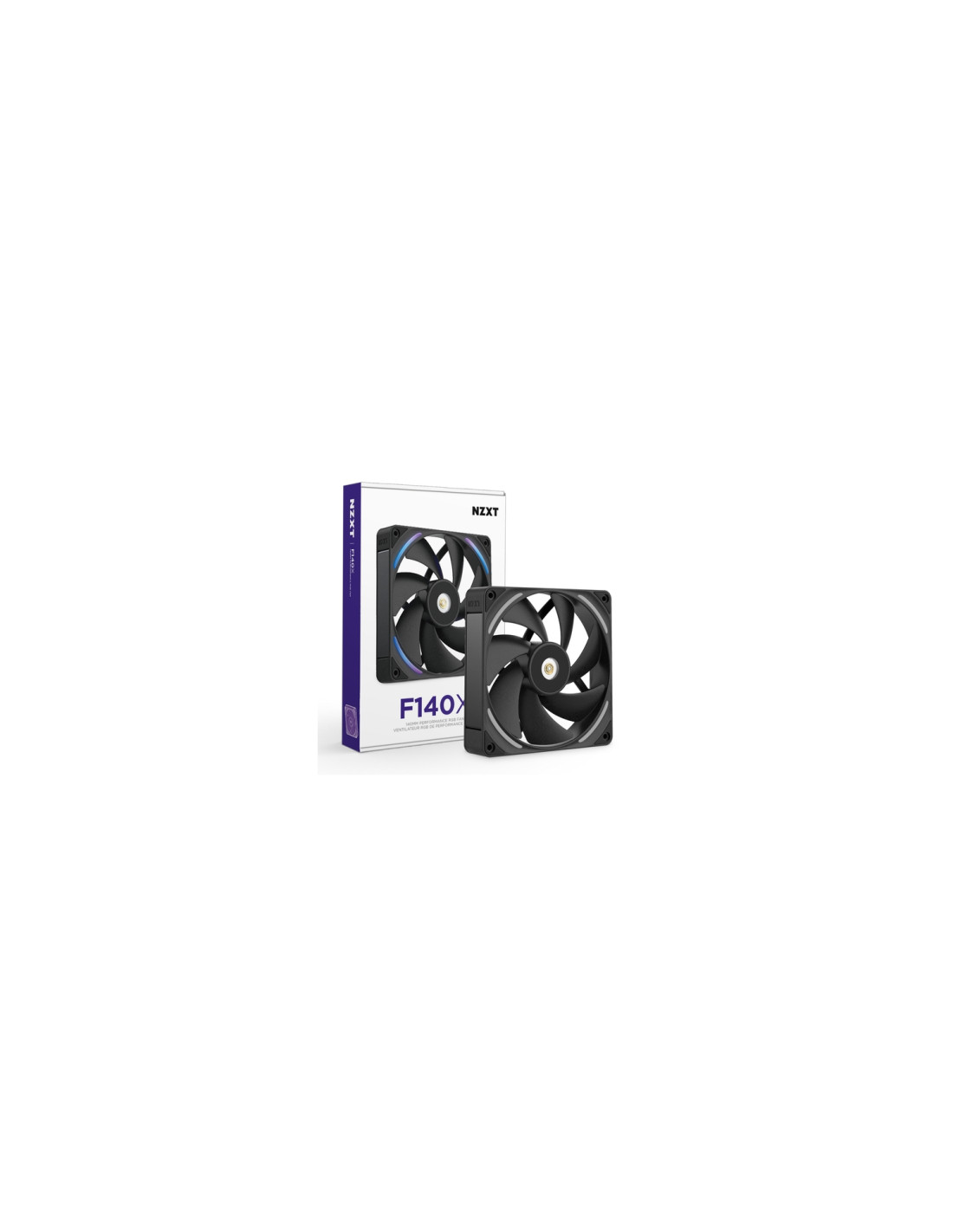 NZXT F140X Carcasa del ordenador Ventilador 14 cm Negro 1 pieza(s)