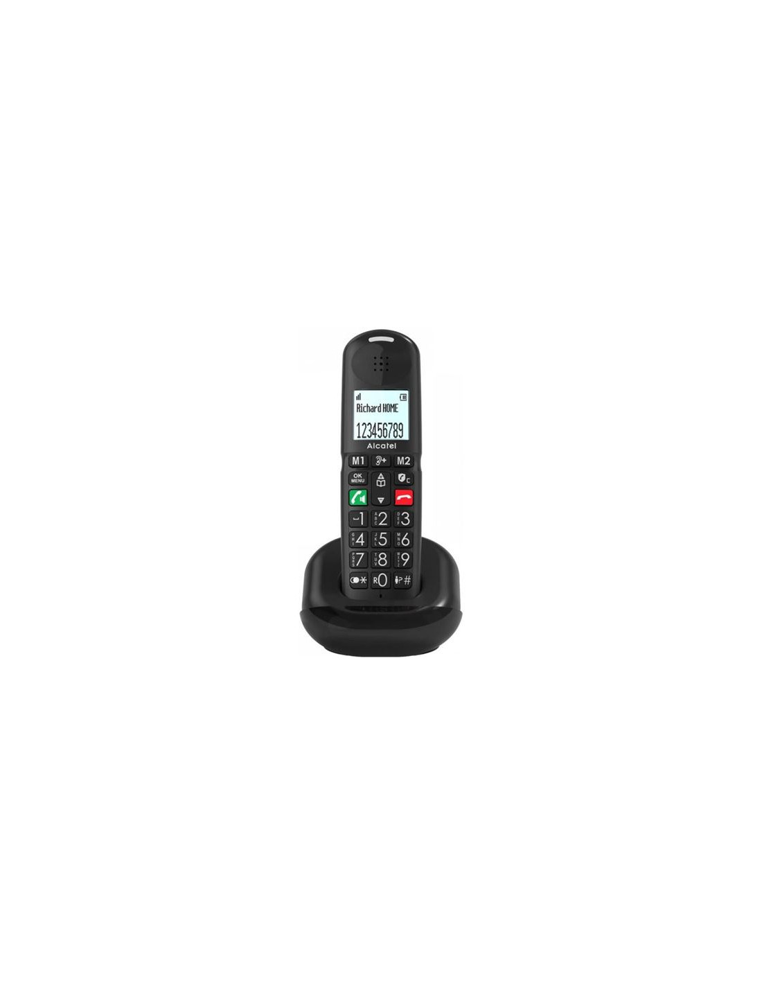 TELEFONO INALAMBRICO SENIOR XL 685 NEGRO ALCATEL