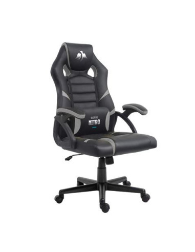 SILLA GAMING SERIE NITRO NEGRO/GRIS