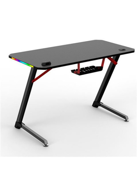 MESA GAMING PRO1700 FIBRA CARBONO LUZ RGB