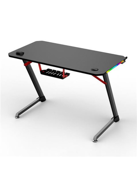 MESA GAMING PRO1700 FIBRA CARBONO LUZ RGB