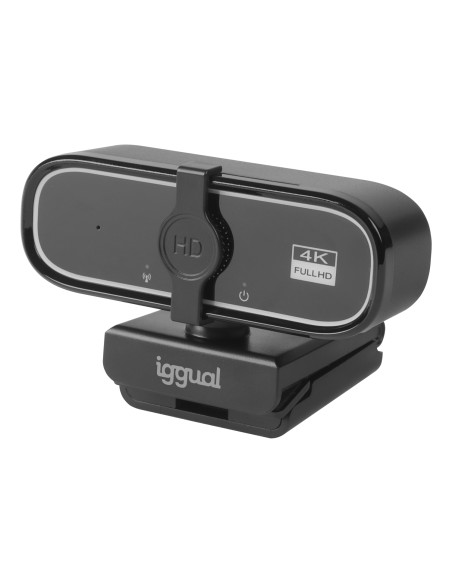 iggual USB 4K UHD WC3840 Business Pro View cámara web 8 MP 3840 x 2160 Pixeles Negro