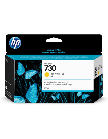 HP Cartucho de tinta DesignJet 730 amarillo de 130 ml