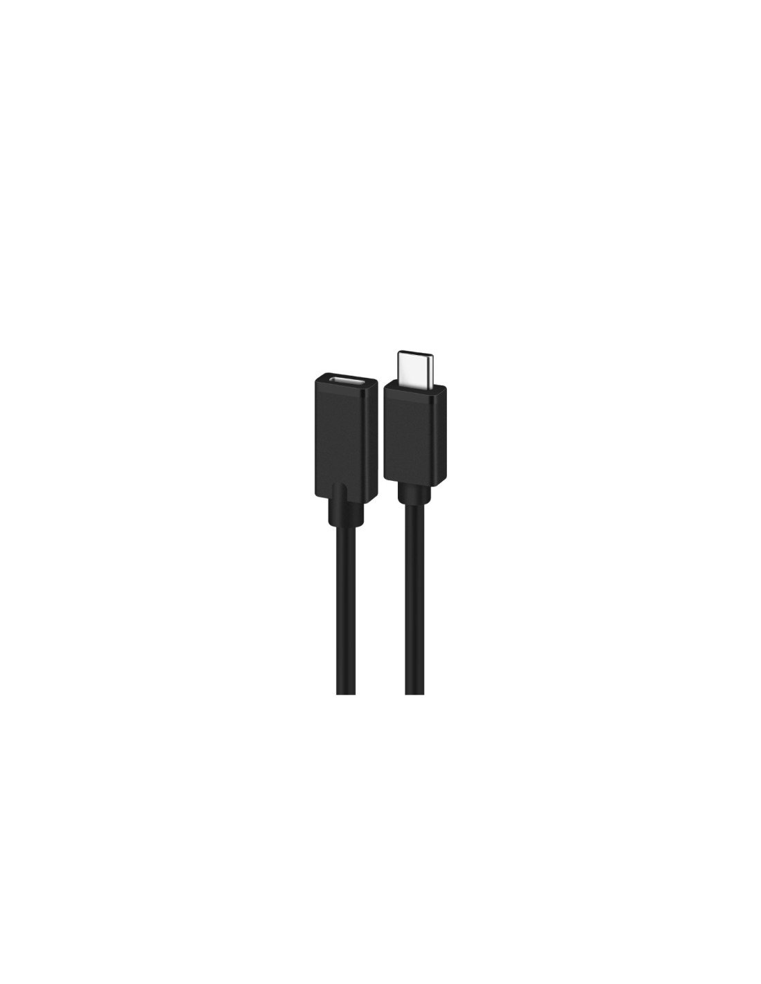 Ewent Cable USB C Macho/USB C Hembra 1,8 m Negro