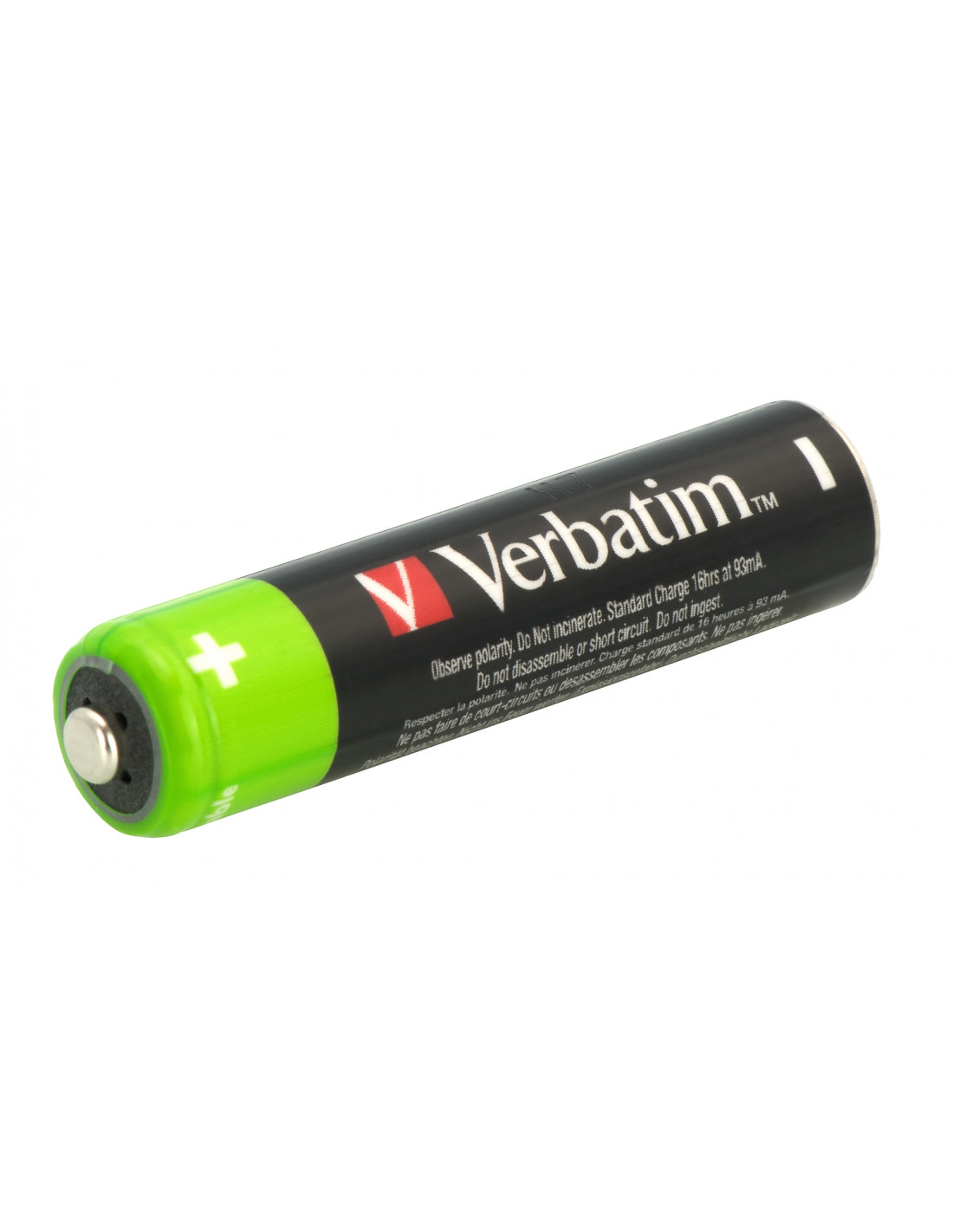 Verbatim Pilas recargables AAA Premium