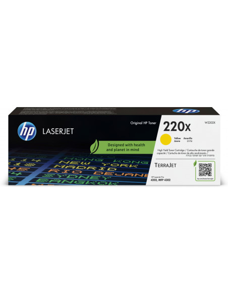 HP Cartucho de tóner Original LaserJet 220X amarillo