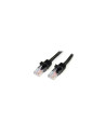 StarTech.com Cable de 3m Negro de Red Fast Ethernet Cat5e RJ45 sin Enganche - Cable Patch Snagless