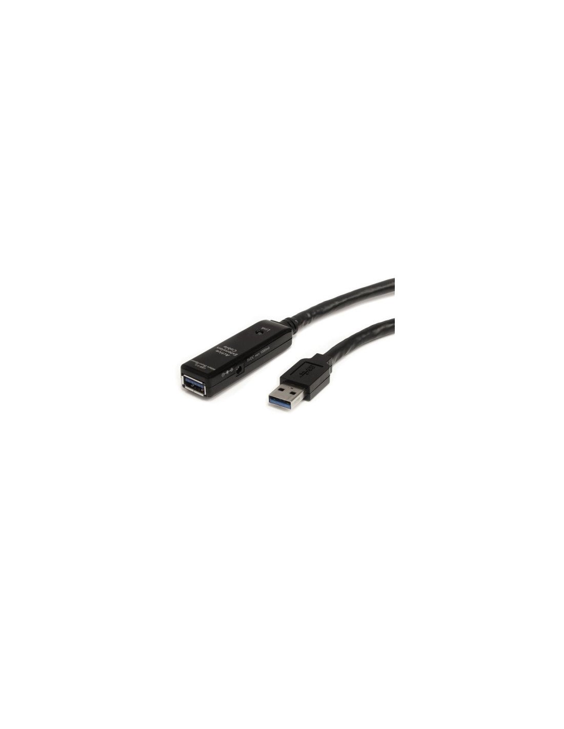 StarTech.com Cable Extensor Alargador USB 3.0 SuperSpeed Activo de 10m - USB A Macho a Hembra - Negro