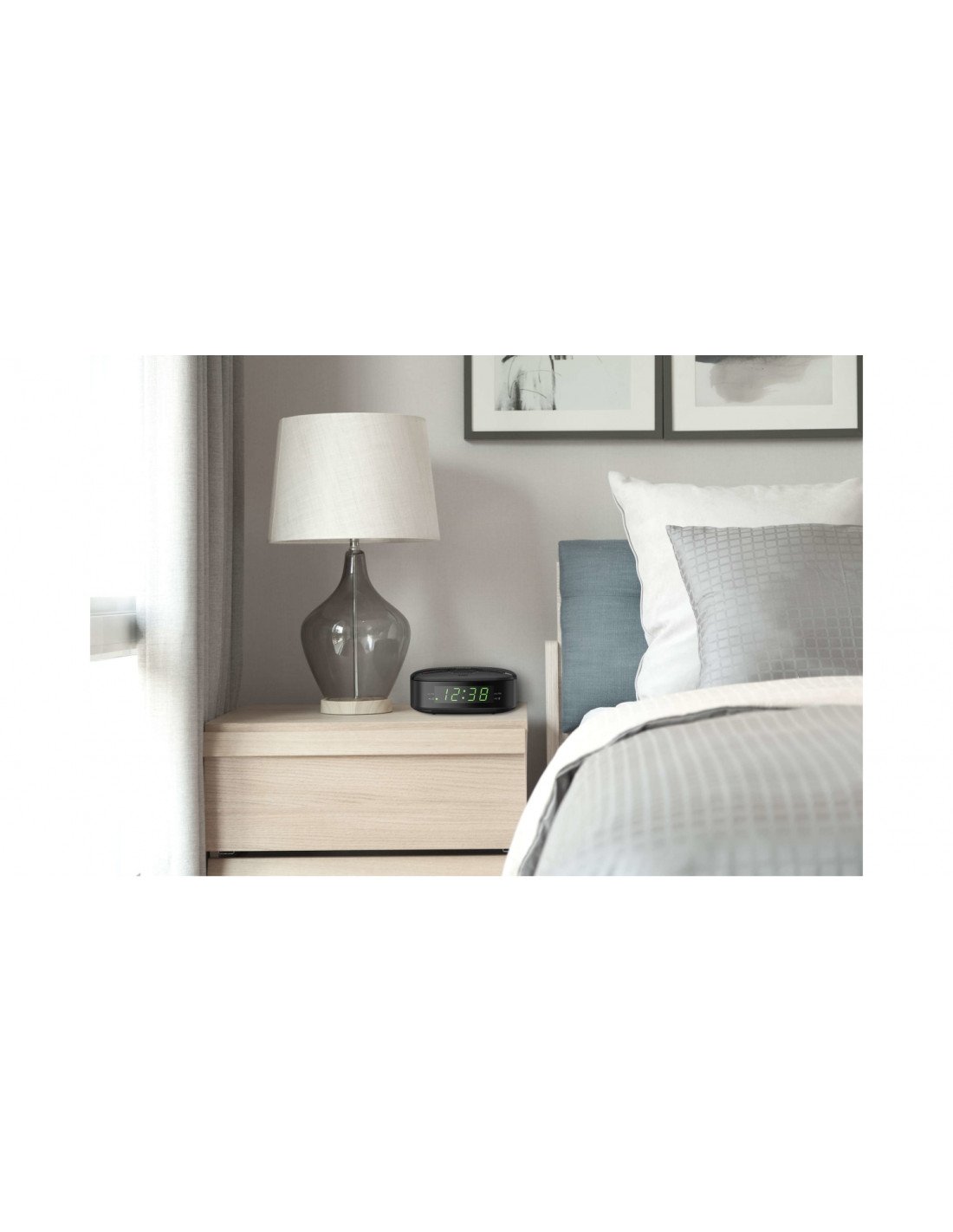 Philips TAR3205/12 radio Reloj Digital Negro