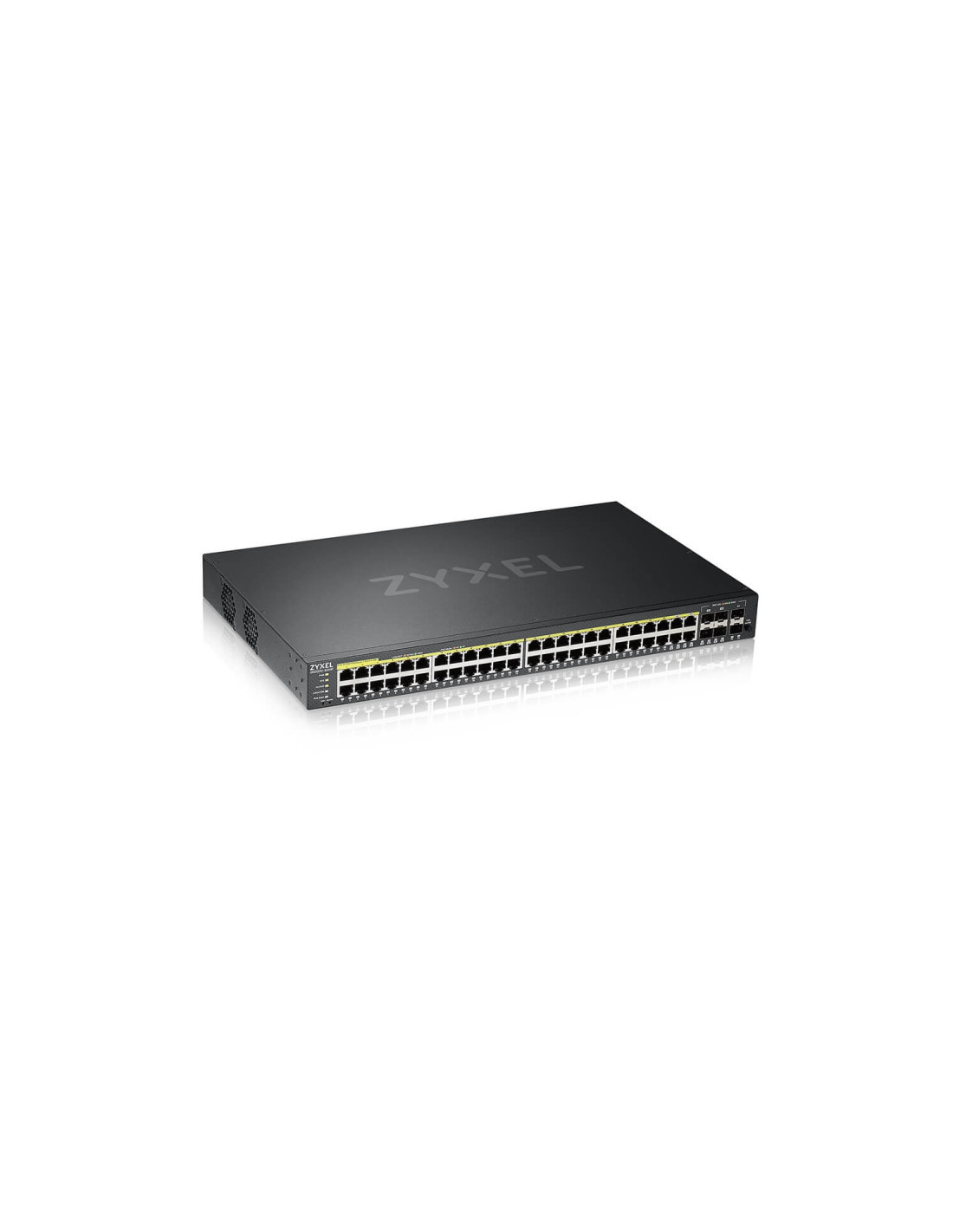 Zyxel GS2220-50HP-EU0101F switch Gestionado L2 Gigabit Ethernet (10/100/1000) EnergÍ­a sobre Ethernet (PoE) Negro