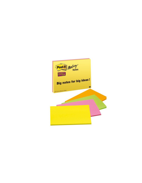 3M 6845-SSP nota autoadhesiva Rectángulo Multicolor 45 hojas Autoadhesivo