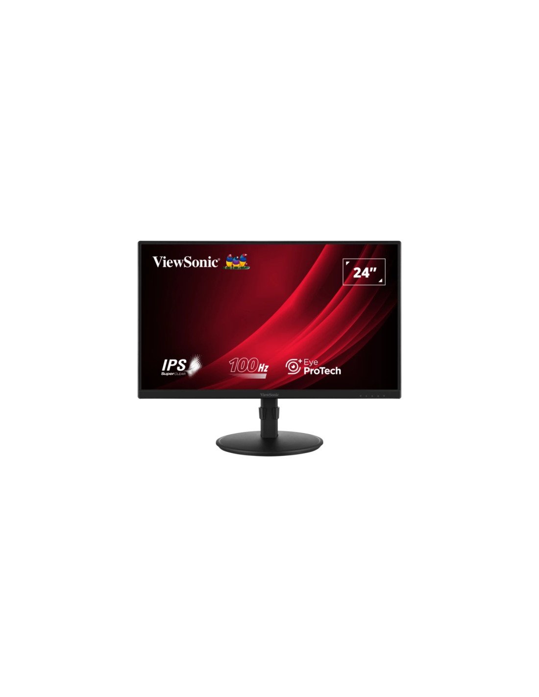 Viewsonic VA VA2408-HDJ pantalla para PC 61 cm (24") 1920 x 1080 Pixeles Full HD LED Negro