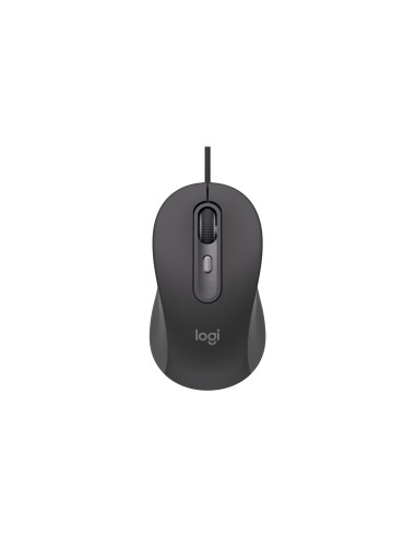 Logitech Signature Wired M520 for Business ratón Oficina Ambidextro