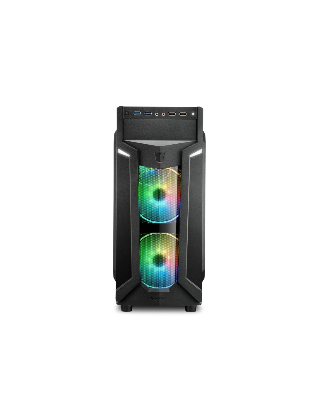 Sharkoon VG6-W RGB caja torre Midi Tower Negro