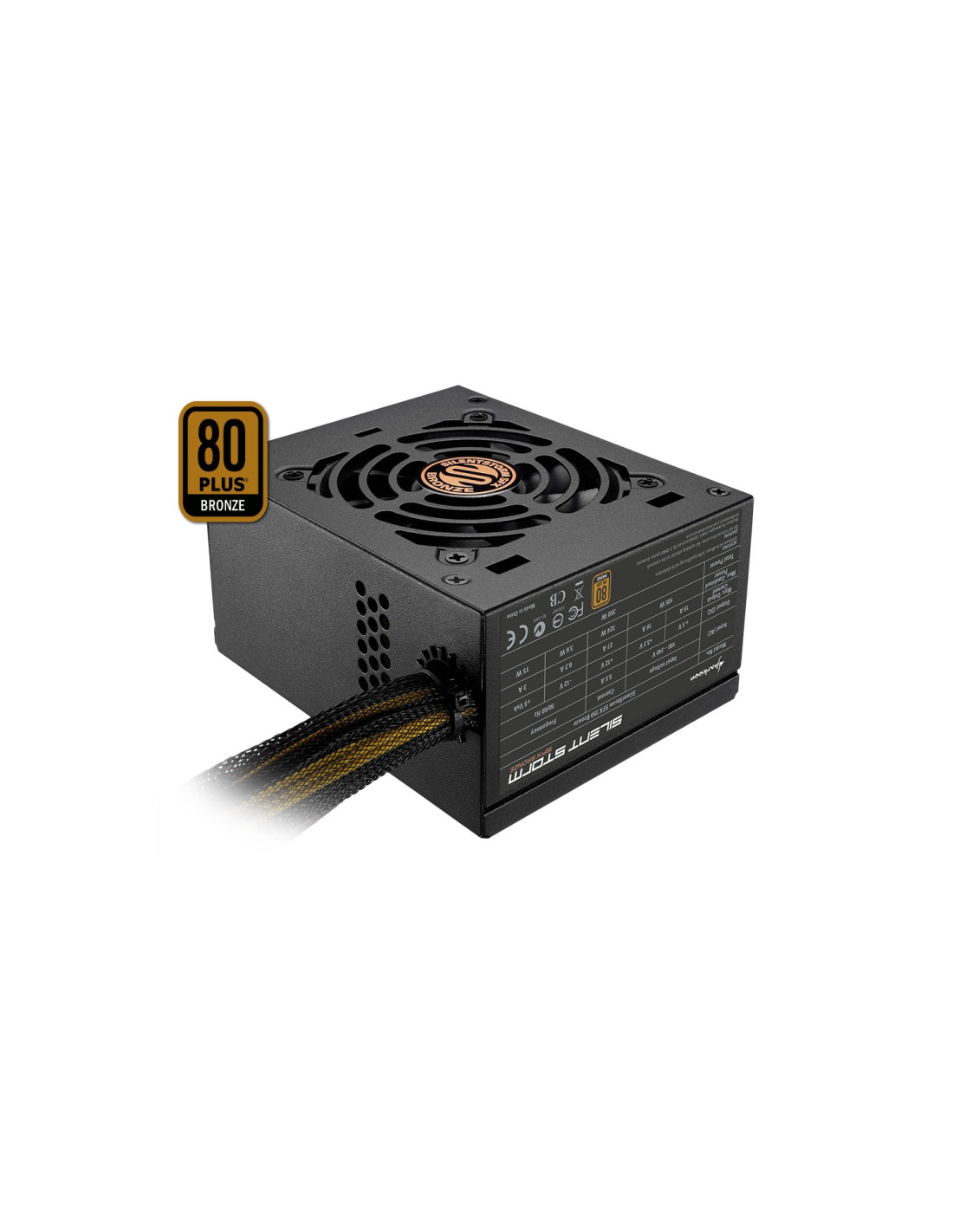 Sharkoon SilentStorm SFX Bronze Fuente de alimentacion 450w ATX 80 plus bronze negro