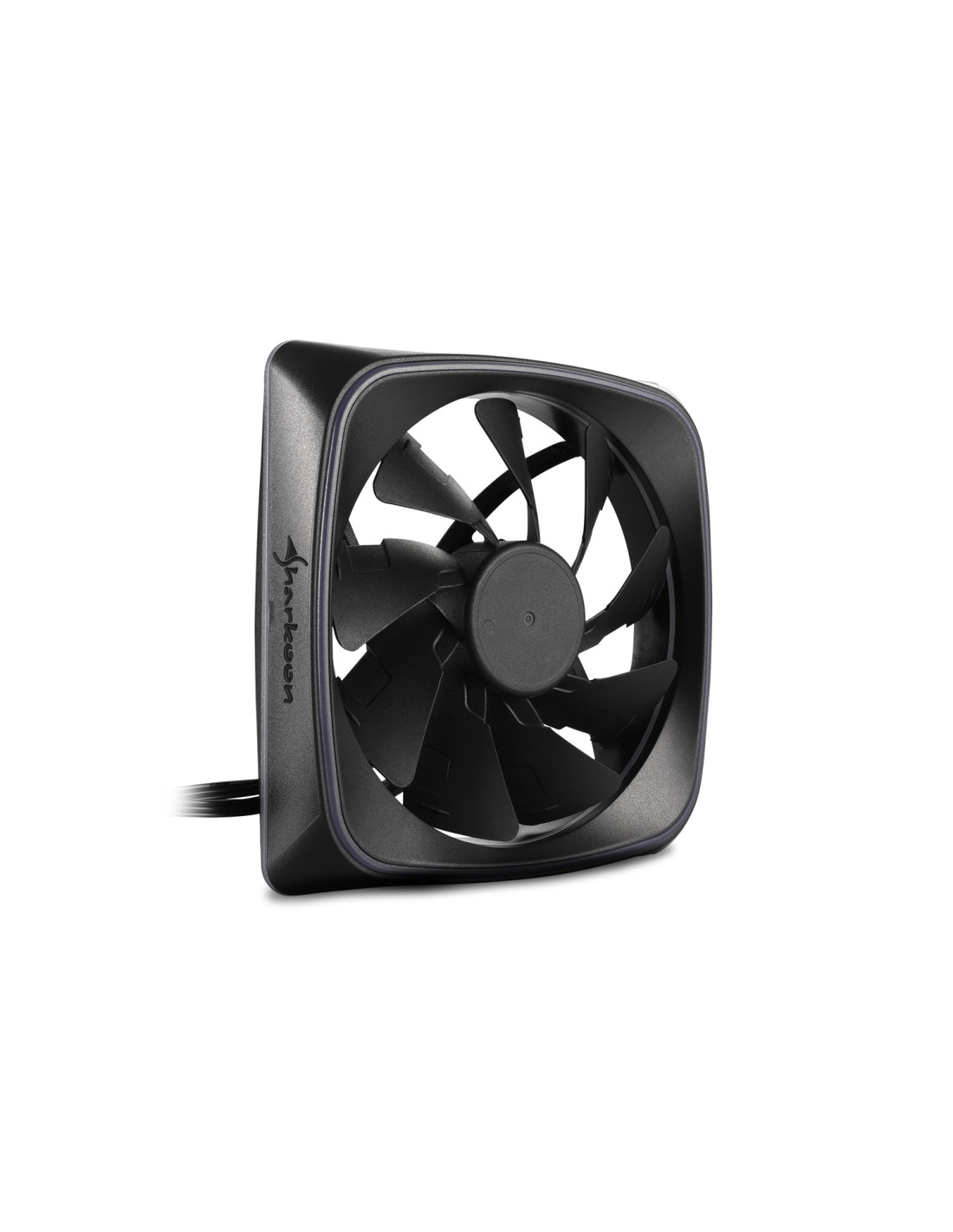 Sharkoon RGB SHARK Lights Carcasa del ordenador Ventilador 12 cm Negro