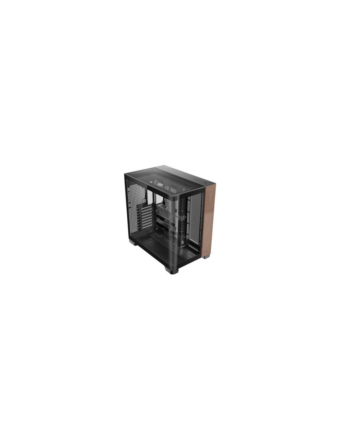 Antec C8 Curve Wood Full Tower Negro, Transparente, Madera