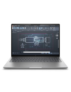 HP ZBook 8 G1i 16 Wolf Pro Security Edition - Data Science Intel Core Ultra 9 285H Estación de trabajo móvil 40,6 cm (16") Pan