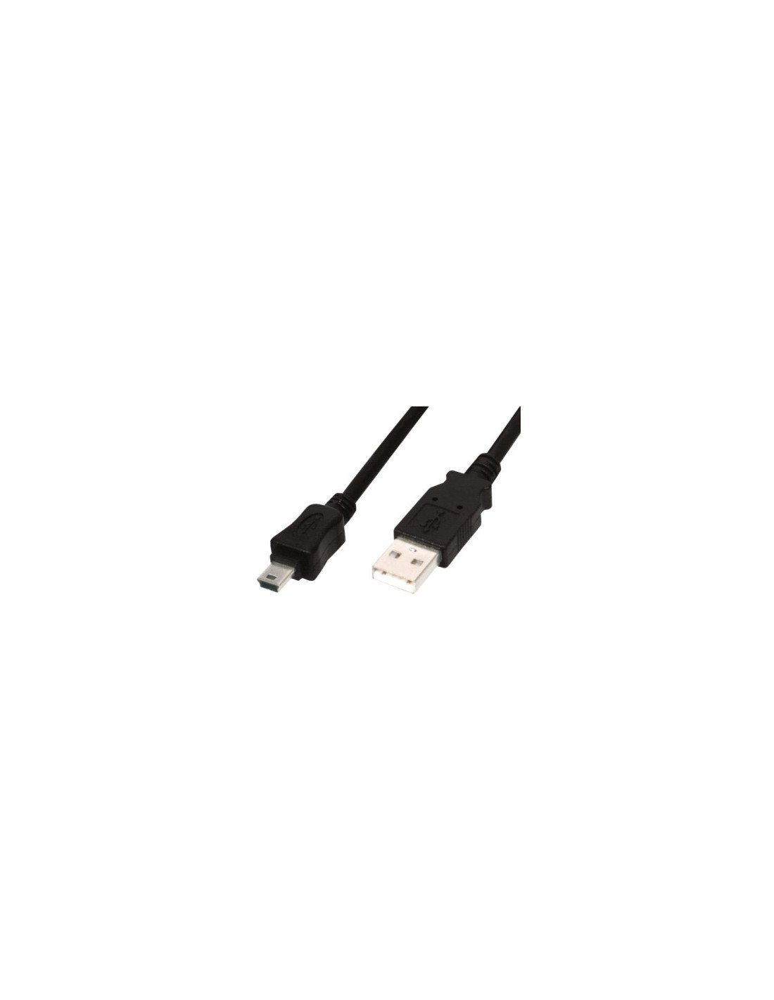 ASSMANN Electronic Cable usb 2.0 tipo-a macho a mini usb b macho 1.8m negro