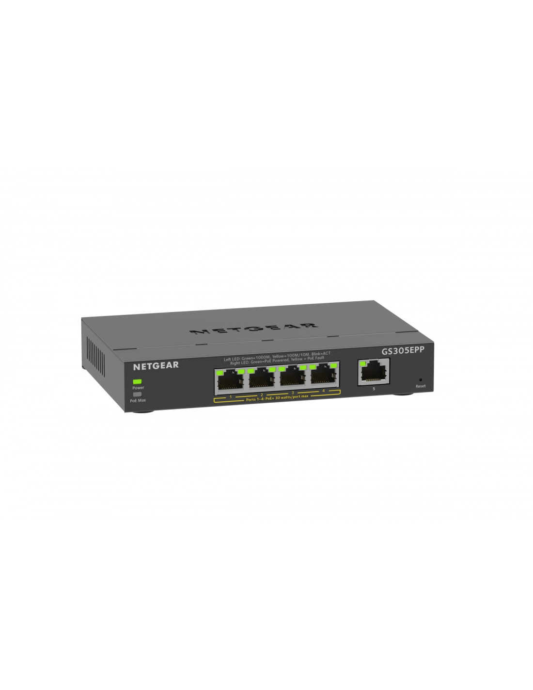 Netgear Gestionado L2/L3 Gigabit (10/100/1000) EnergÍ­a sobre Ethernet (PoE) Negro